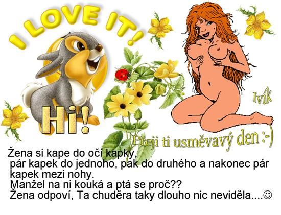 Oční kapky.