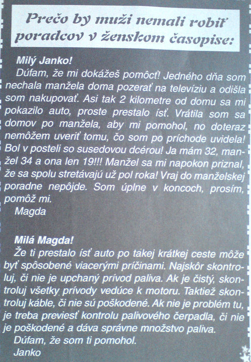 Dobrá rada. o