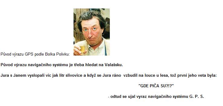 GPS - podľa B. Polívku.